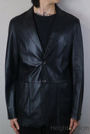 JIL SANDER Leather Tailored Jacket