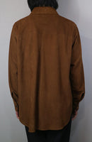 CCU LEATHER SHEEP SUEDE LEATHER SHIRT