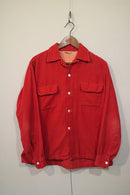 50's Wilshine Corduroy Open collar Shirt