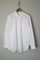 COMME des GARCONS SHIRT FOREVER WIDE CLASSIC コットンポプリンレギュラーカラーシャツ