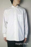 COMME des GARCONS SHIRT FOREVER WIDE CLASSIC コットンポプリンレギュラーカラーシャツ