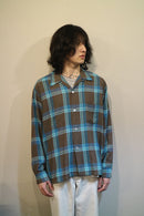 60's BRENT RAYON CHECK L/S SHIRT
