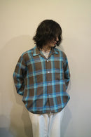 60's BRENT RAYON CHECK L/S SHIRT