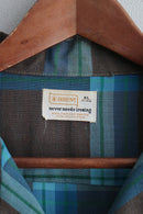 60's BRENT RAYON CHECK L/S SHIRT