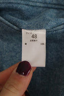 NEAT BLEACH WASH DENIM BLUE