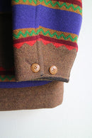90's BENETTON Native Pattern Jacket