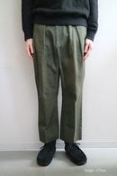NEAT GREEN DENIM TAPERED