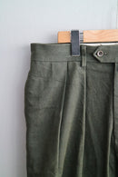 NEAT GREEN DENIM TAPERED