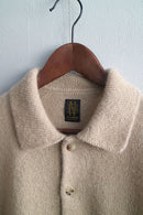 BATONER ポロカラーモヘアニット