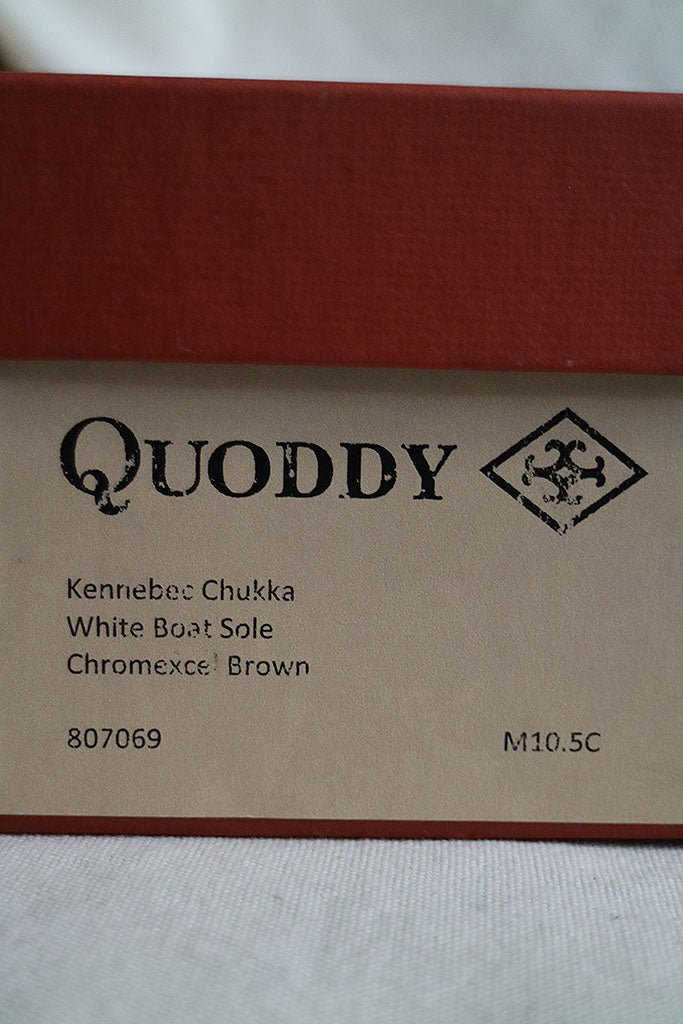 Quoddy × WAKOUWA KENNEBEC CHUKKA