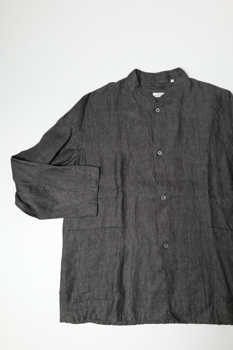 COMOLI × Salvatore Piccolo リネンヘリンボーン スタンドカラージャケット