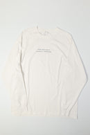 COMOLI Nine Inch Nails L/S T-shirt