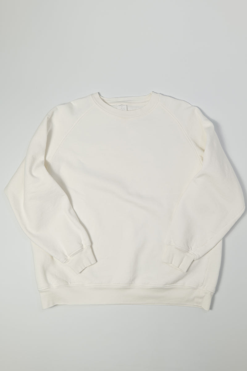 COMOLI コットン吊裏毛 クルーネック