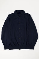 A.PRESSE Cotton Knit Polo Collar Cardigan