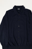 A.PRESSE Cotton Knit Polo Collar Cardigan