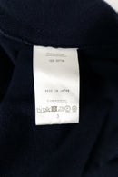 A.PRESSE Cotton Knit Polo Collar Cardigan