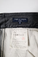 COMME des GARCONS HOMME 綿デニム製品加工パンツ