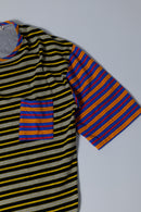 MARNI マルチボーダーパネルTシャツ