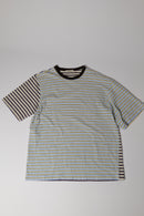 MARNI ボーダー切替オーバーサイズTシャツ