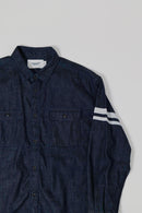 MOMOTARO JEANS TRIPLE STITCH L/S DENIM SHIRT