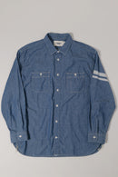 MOMOTARO JEANS TRIPLE STITCH L/S CHAMBRAY SHIRT