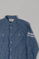 MOMOTARO JEANS TRIPLE STITCH L/S CHAMBRAY SHIRT