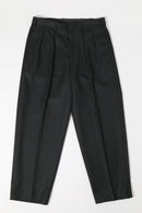 HEUGN for CARUSO GEORGE ポリエステルウールツイル 2Pテーパードパンツ