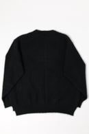 ssstein WOOL/ALPACA MILLED KNIT CREW NECK LS