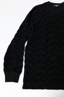 COMME des GARCONS HOMME 綿パイルジャカード格子柄トップス