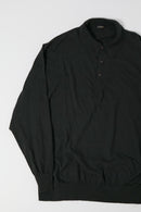 COMOLI コットン ニットポロ