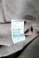 AURALEE BAGGY POLYESTER SWEAT P/O PARKA