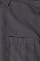 YOKE GARMENT DYED COTTON SILK TWILL SHIRT