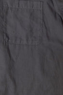 YOKE GARMENT DYED COTTON SILK TWILL SHIRT
