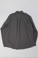 YOKE GARMENT DYED COTTON SILK TWILL SHIRT