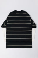 COMME des GARCONS HOMME ボーダーレイヤード Tシャツ