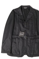 COMME des GARCONS HOMME DEUX ベルテッドメッシュテーラードジャケット