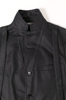 COMME des GARCONS HOMME DEUX ベルテッドメッシュテーラードジャケット