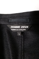 COMME des GARCONS HOMME DEUX ベルテッドメッシュテーラードジャケット