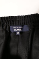 COMME des GARCONS HOMME ウールギャバイージーパンツ