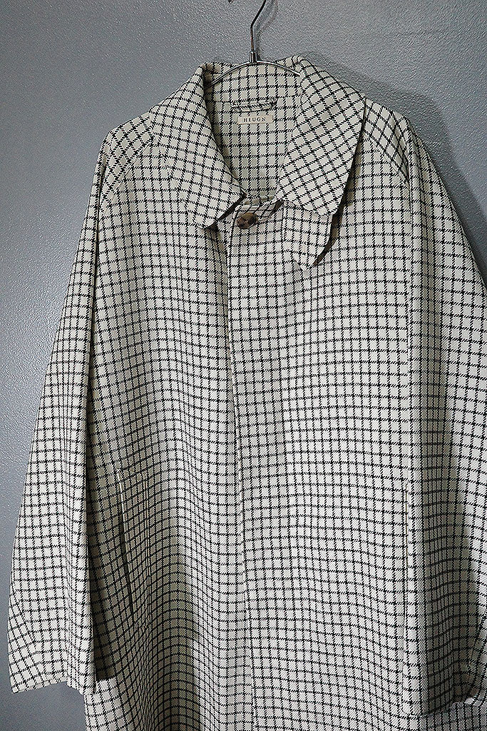 HEUGN Check Albert Over Coat