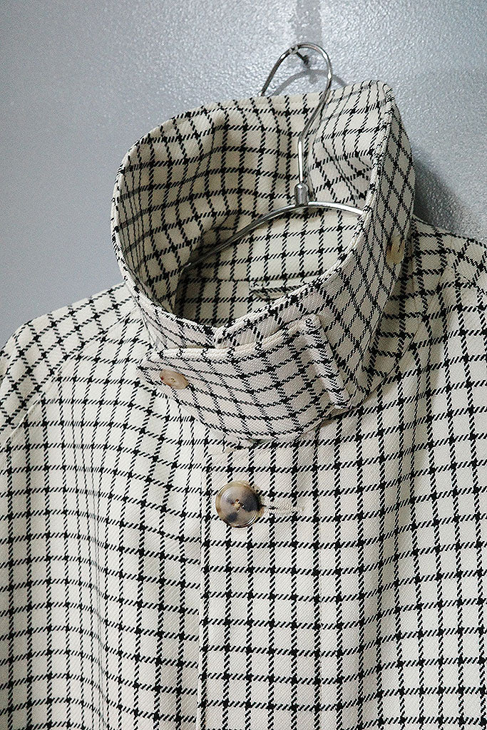 HEUGN Check Albert Over Coat