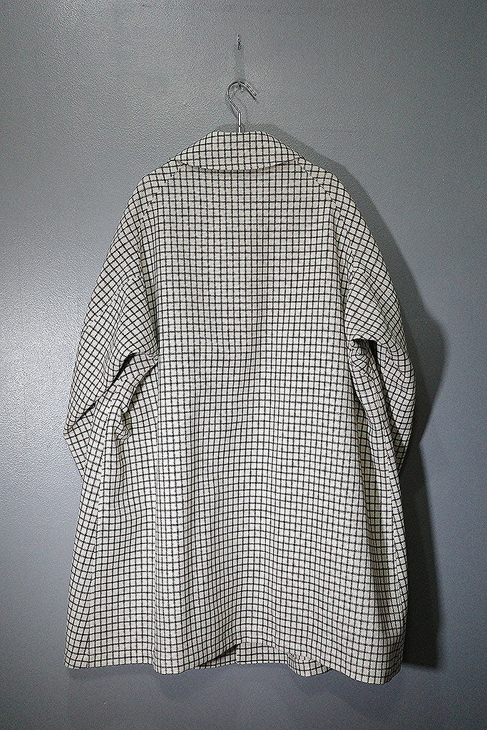 HEUGN Check Albert Over Coat