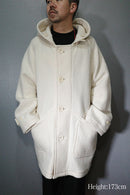 NICENESS OVER MARINE COAT CRMSO