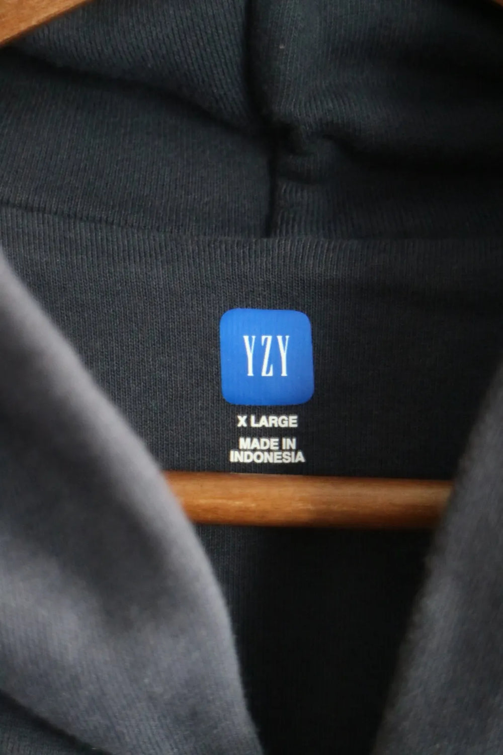 YEEZY GAP Doubleface Wide Silhouette Zip Up Sweat Hoodie