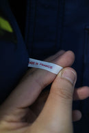 50s〜60s Le Mont St Michel French Vintage Ink Blue Moleskin Jacket