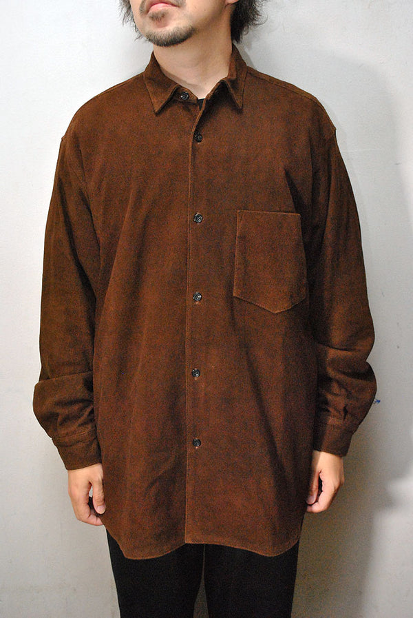 COMOLI SUEDE SHIRT