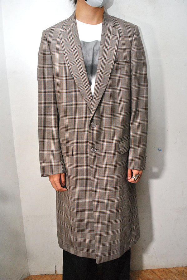 Dries Van Noten Check Chester coat