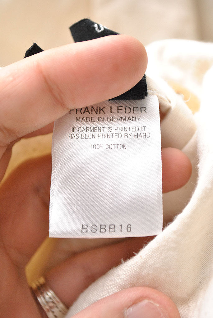 FRANK LEDER VINTAGE BED LINEN COTTON 2B JACKET