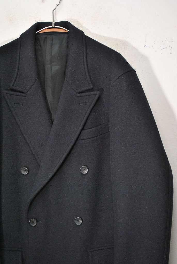 SCYE Wool Cashmere Melton D.B. Short Coat