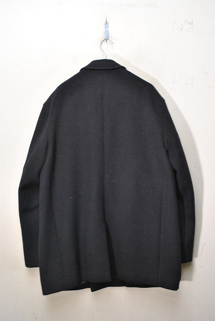 SCYE Wool Cashmere Melton D.B. Short Coat